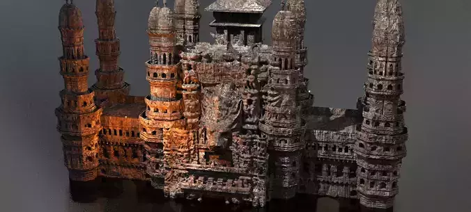 Babylonian King Xerxes  Desert temple 1