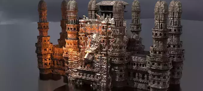 Babylonian King Xerxes Desert temple 2