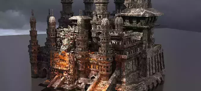 Babylonian King Xerxes Desert temple 3 