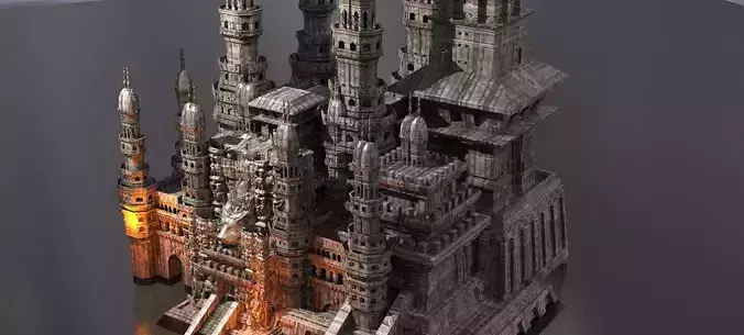 Babylonian King Xerxes Desert temple Towers