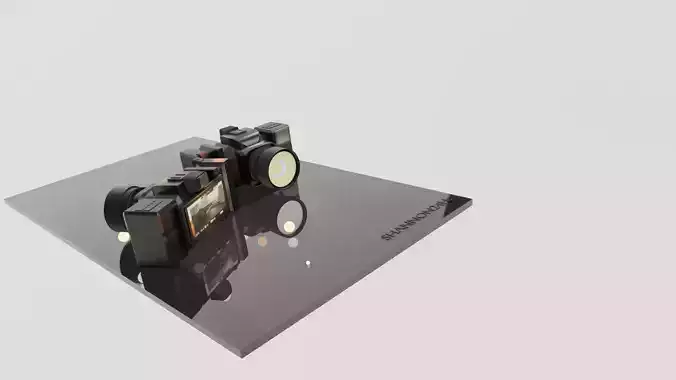 3D MODLE camera on table