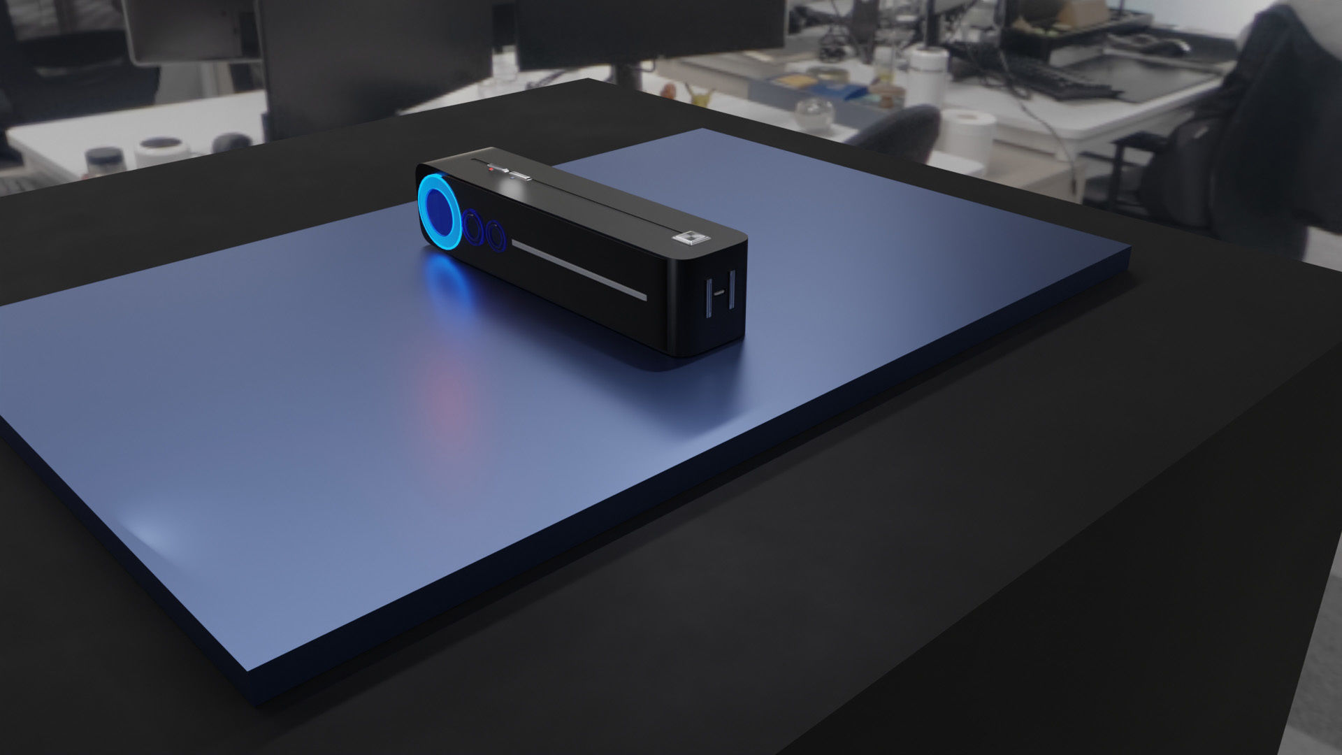 3D MODLE camera on table Low-poly 3D model_15