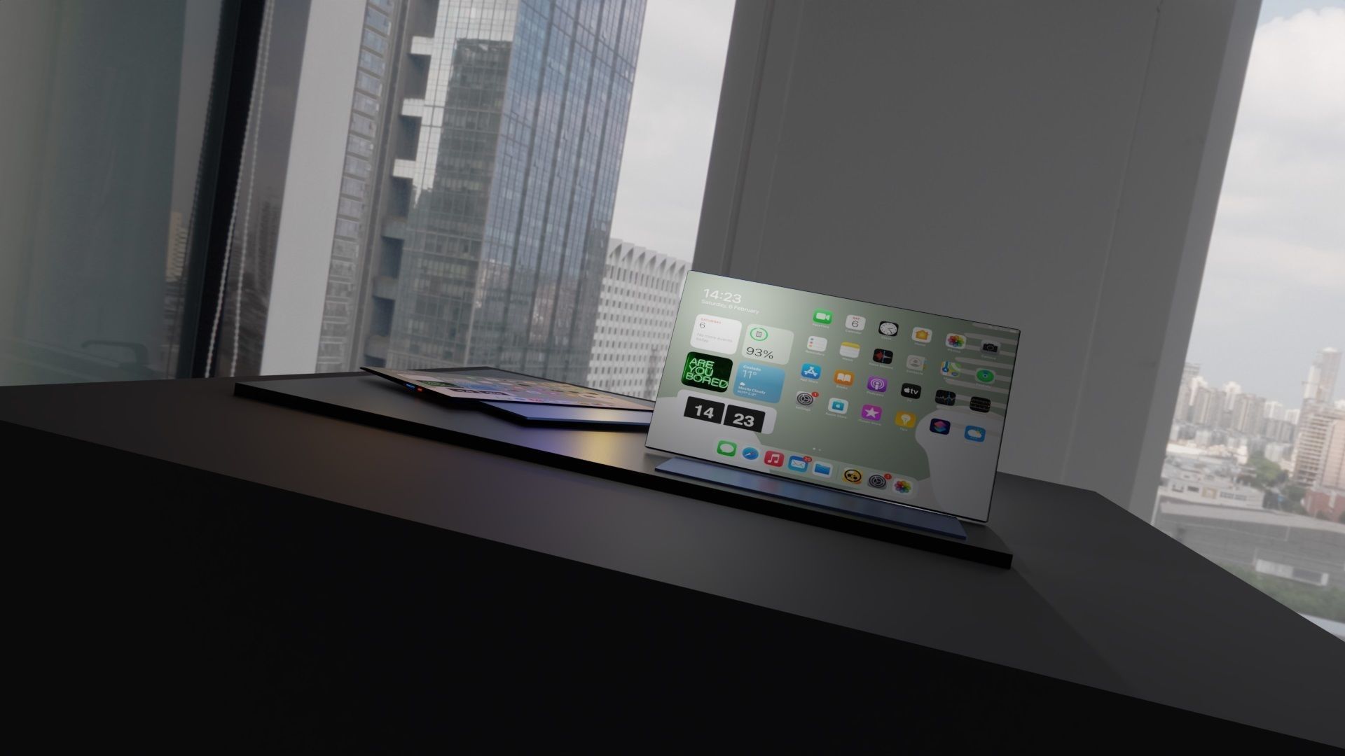 3D MODLE camera on table Low-poly 3D model_13