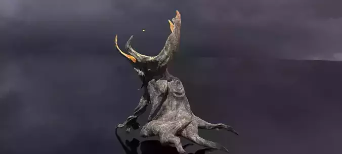 Dark Ages Dead tree 6  3D model