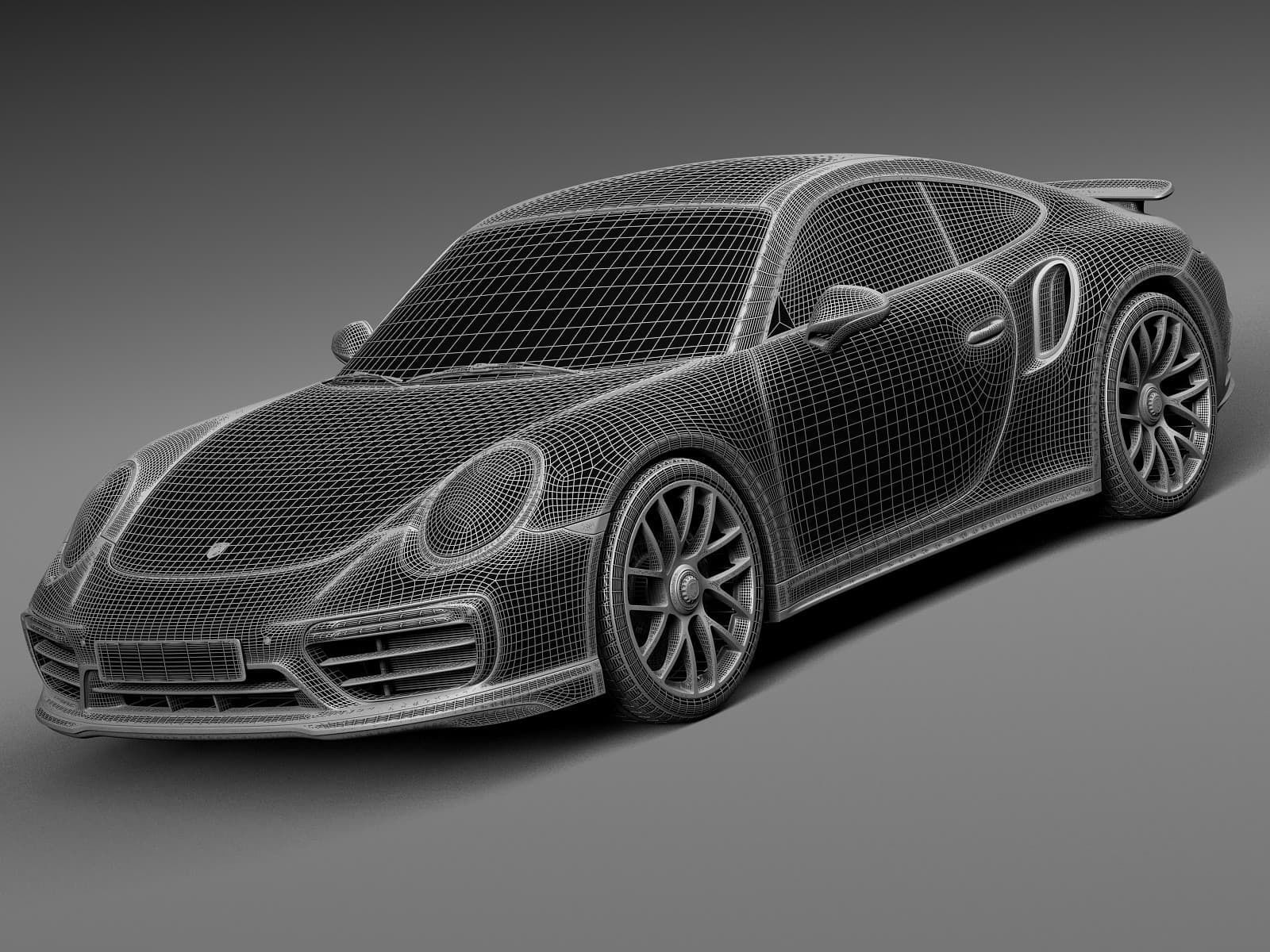 3D Printed Porsche 911 Turbo S Coupe 2016 Collectible 3D model 3D ...