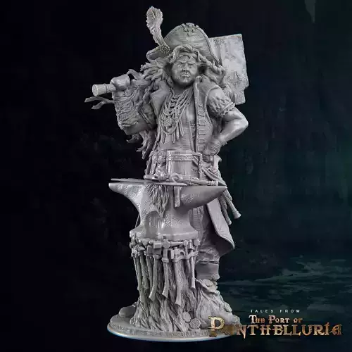 Alyssa Nightforge Master Blacksmith 3D print model