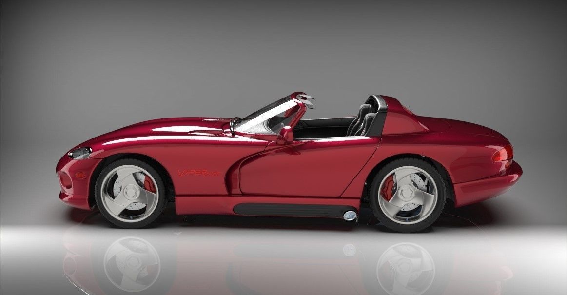 1992 Dodge Viper 3D model_1