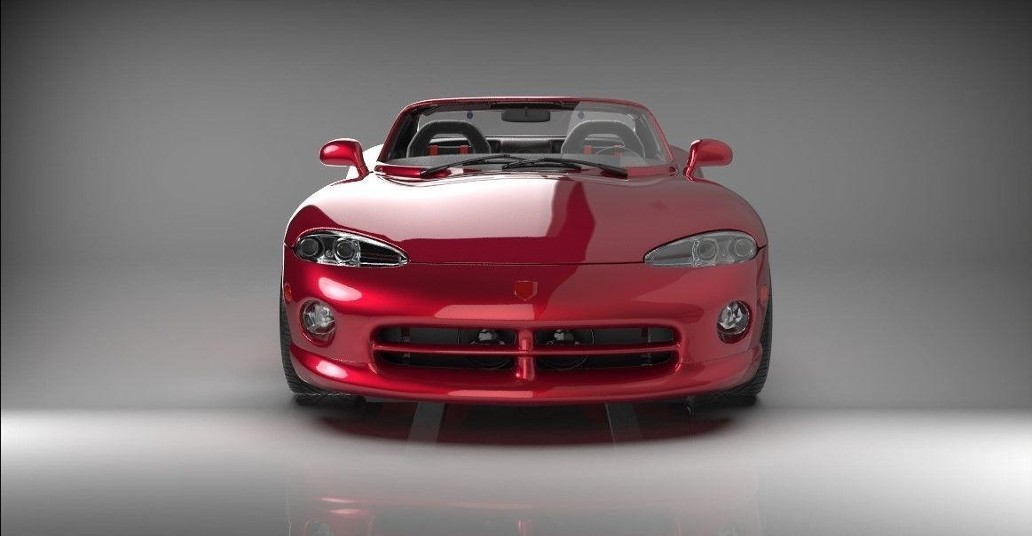 1992 Dodge Viper 3D model_3