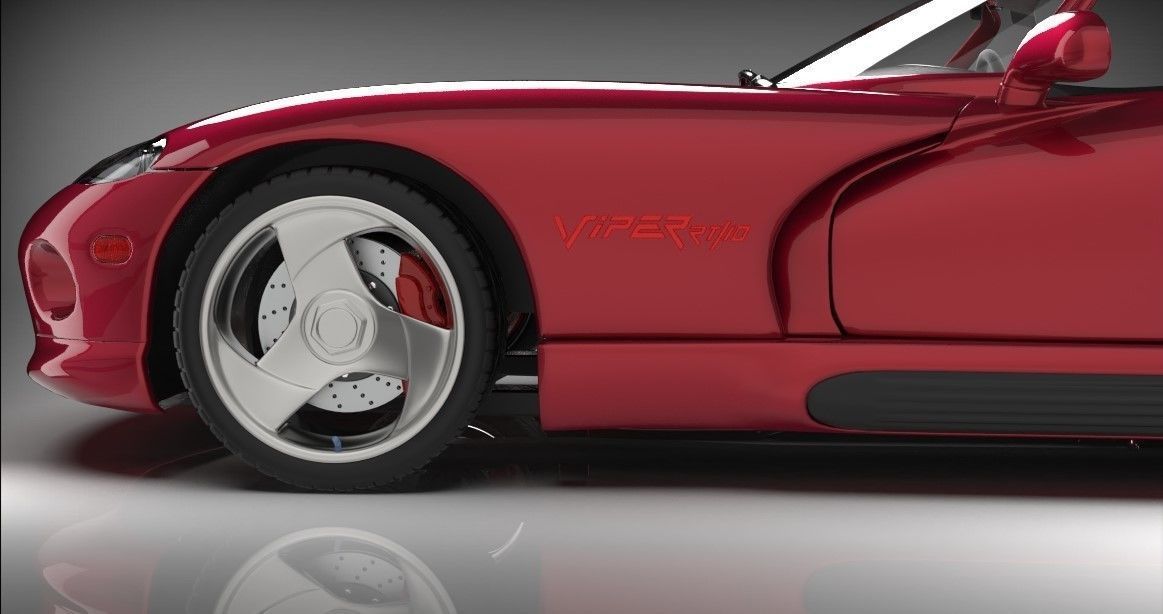 1992 Dodge Viper 3D model_5