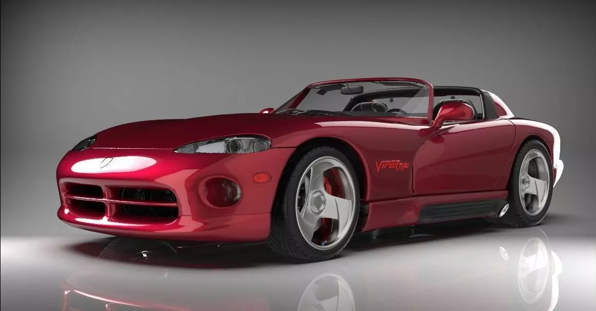 1992 Dodge Viper 3D model_0