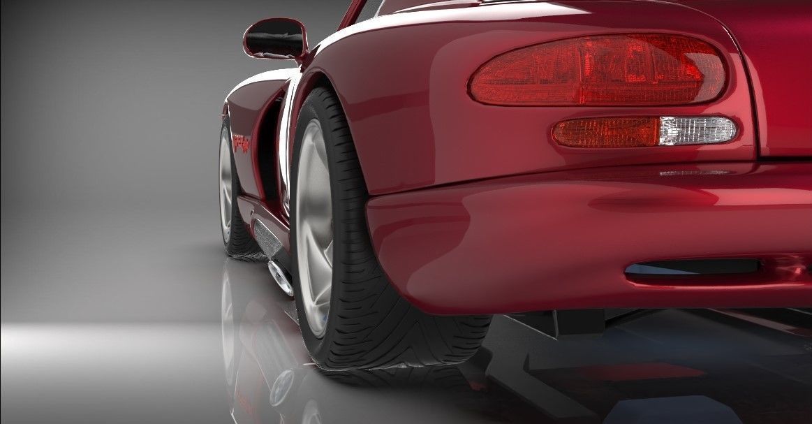 1992 Dodge Viper 3D model_7
