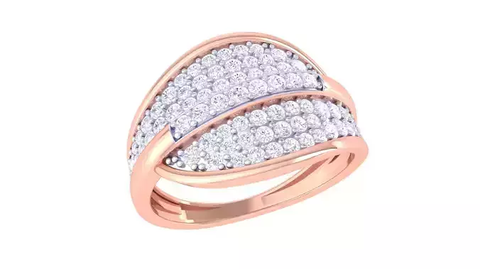 Fancy Stylish Ring 3dm STL OBJ FBX Renders Details