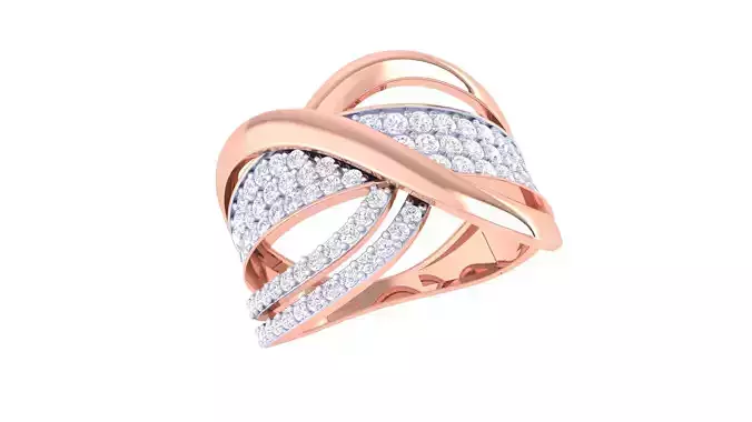 Fancy Stylish Ring 3dm STL OBJ FBX Renders Details