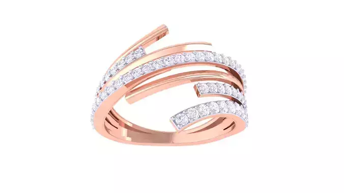 Fancy Stylish Ring 3dm STL OBJ FBX Renders Details