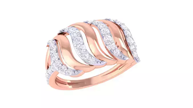 Fancy Stylish Ring 3dm STL OBJ FBX Renders Details