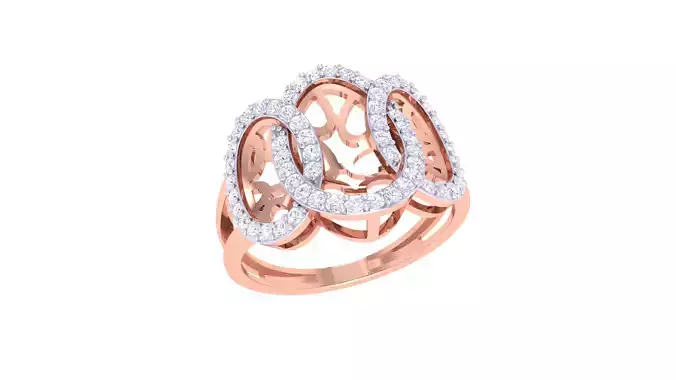 Fancy Stylish Ring 3dm STL OBJ FBX Renders Details