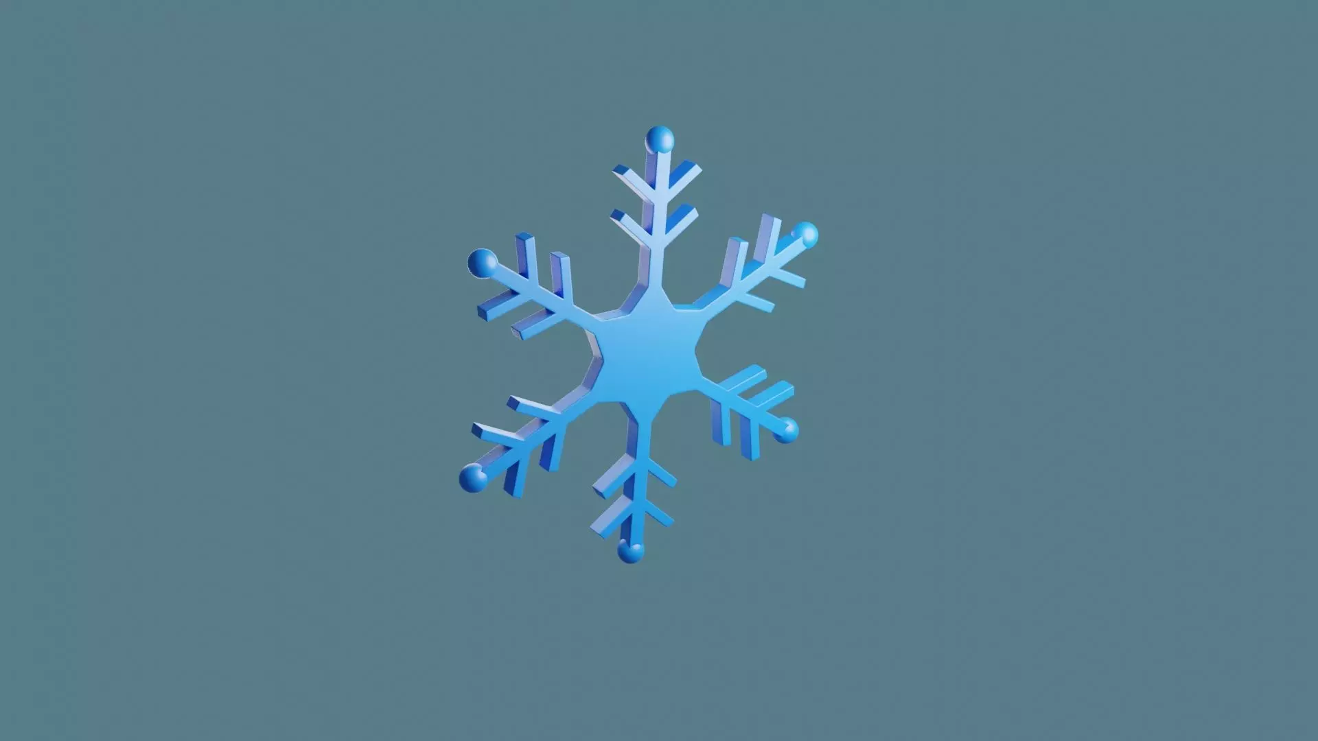 Snow Flake 3D print model_0