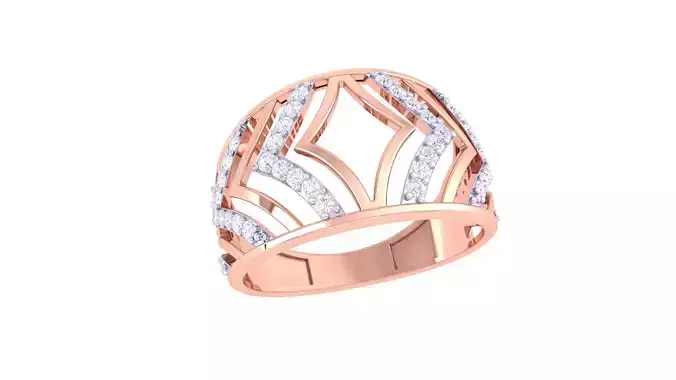 Fancy Stylish Ring 3dm STL OBJ FBX Renders Details