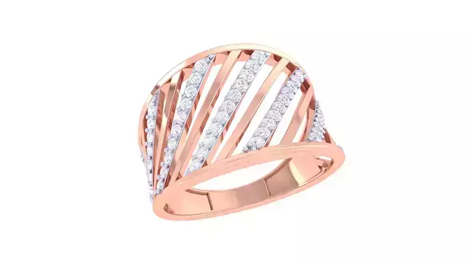 Fancy Stylish Ring 3dm STL OBJ FBX Renders Details 3D print model