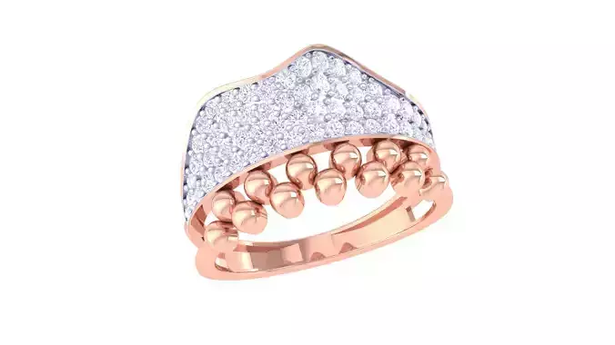 Fancy Stylish Ring 3dm STL OBJ FBX Renders Details