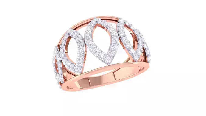 Fancy Stylish Ring 3dm STL OBJ FBX Renders Details