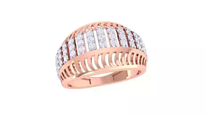 Fancy Stylish Ring 3dm STL OBJ FBX Renders Details