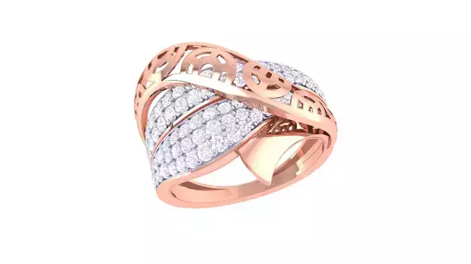 Fancy Stylish Ring 3dm STL OBJ FBX Renders Details