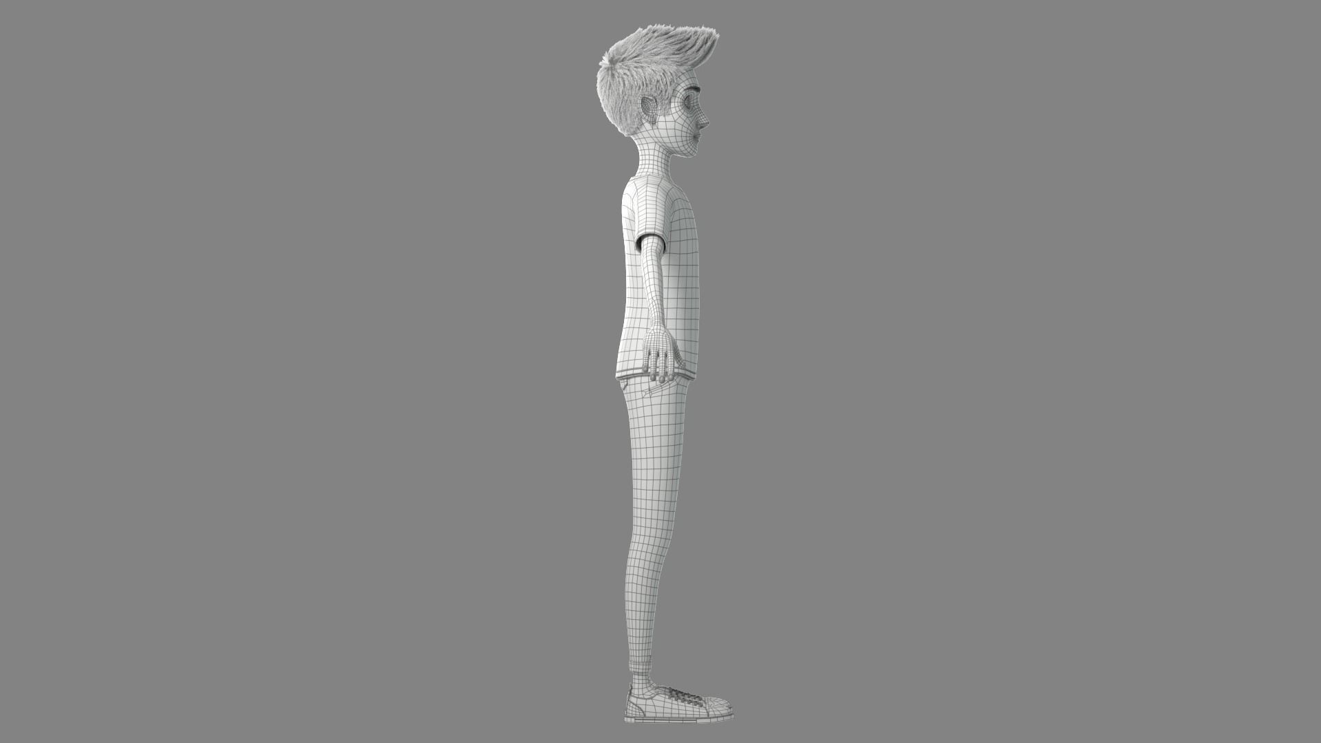 Cartoon Man Rigged 3D model rigged | CGTrader