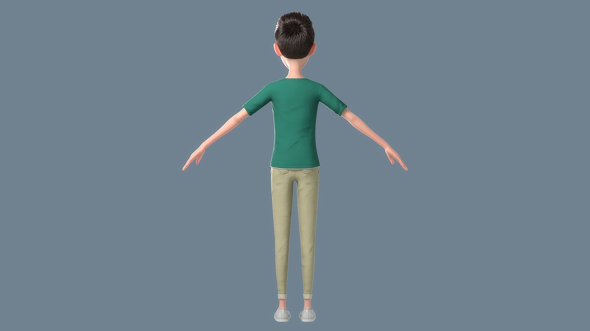 Cartoon Man Rigged 3D model rigged | CGTrader