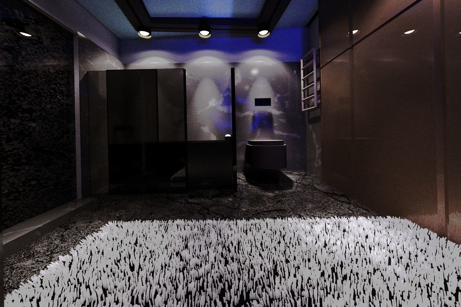 Bathroom design  3D model_2