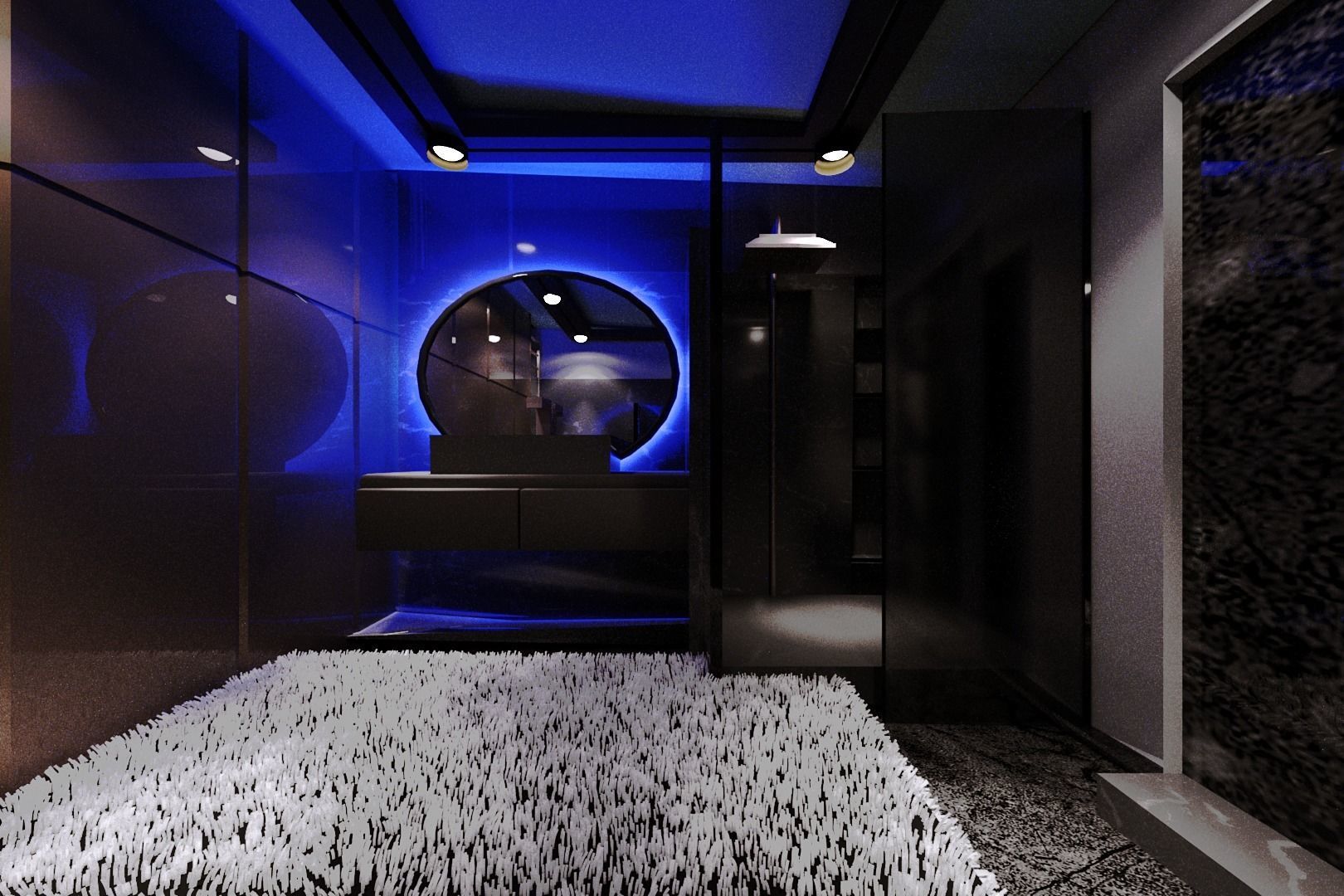 Bathroom design  3D model_1