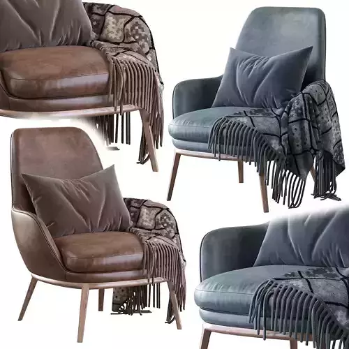 Caratos Maxalto Poltrona con Schienale Alto