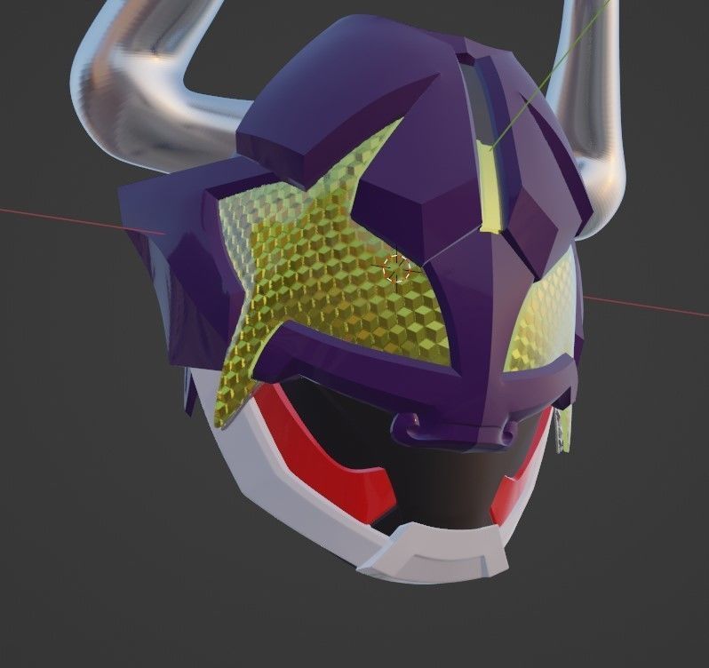 Magnum Form JAW ONLY for Kamen rider Buffa helmet 3D print model_1