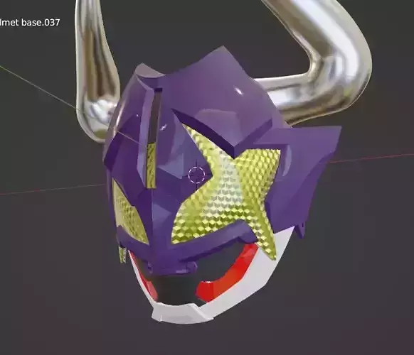 Magnum Form JAW ONLY for Kamen rider Buffa helmet 3D print model
