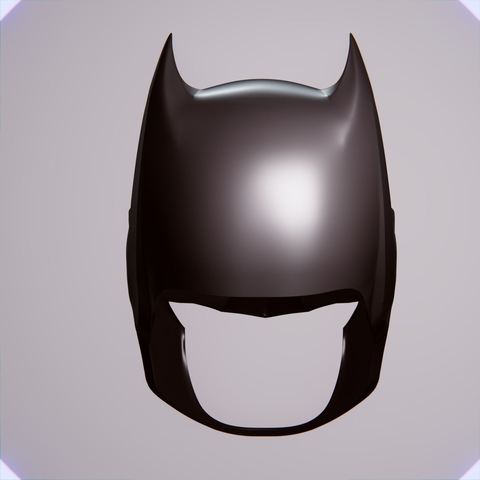 BATMAN DAMNED COWL AND NECK CHEST 3D print model_9