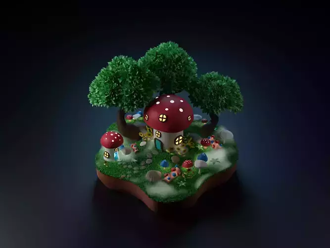 Mushroom house
