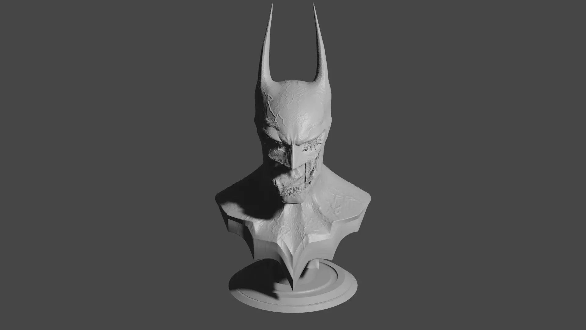 BATMAN NIGHTMARE BUST v2 Free 3D print model