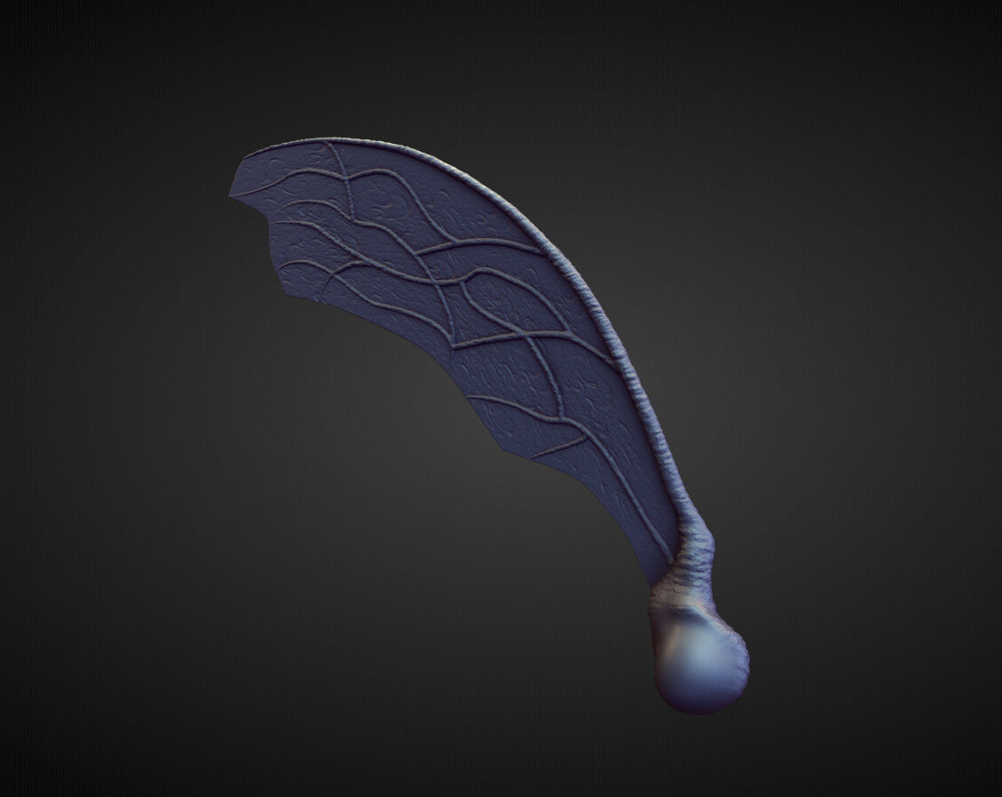 WING15 high poly sculpt 3D model_2