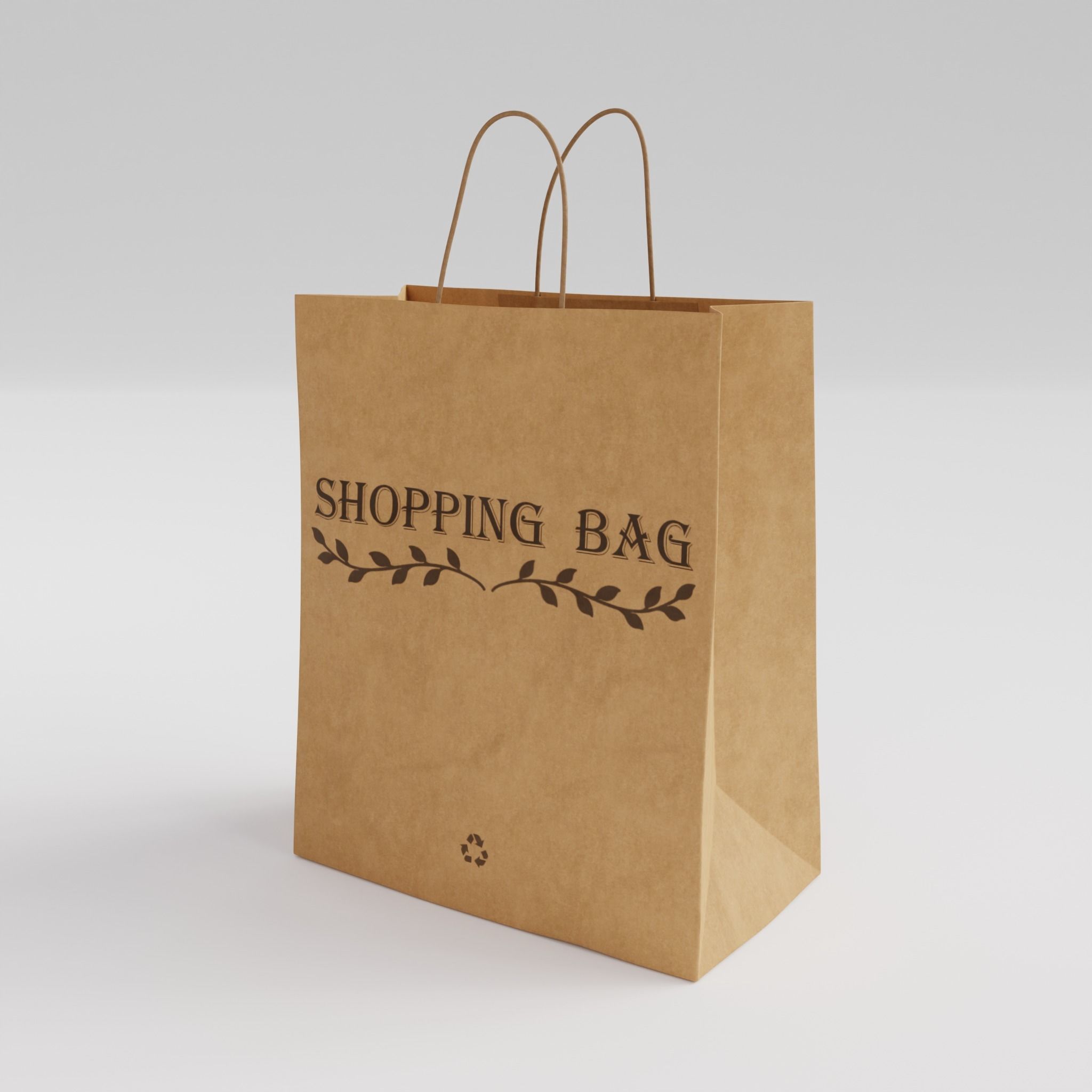 Shopping Bag 1 3D model_9