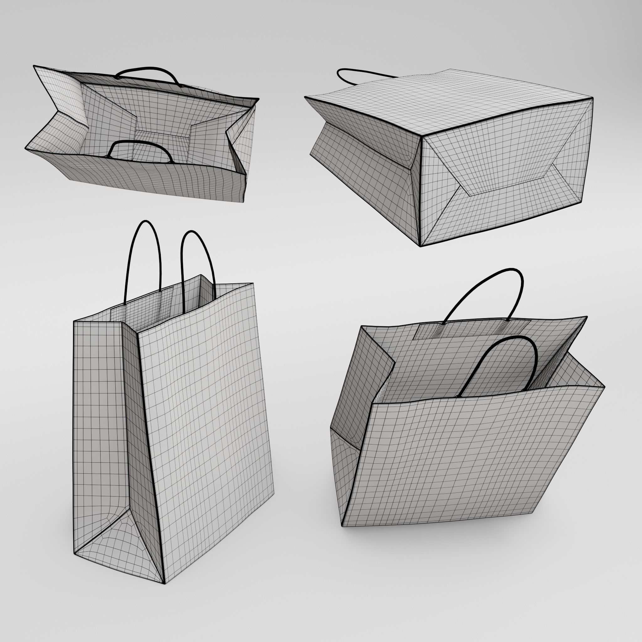Shopping Bag 1 3D model_13