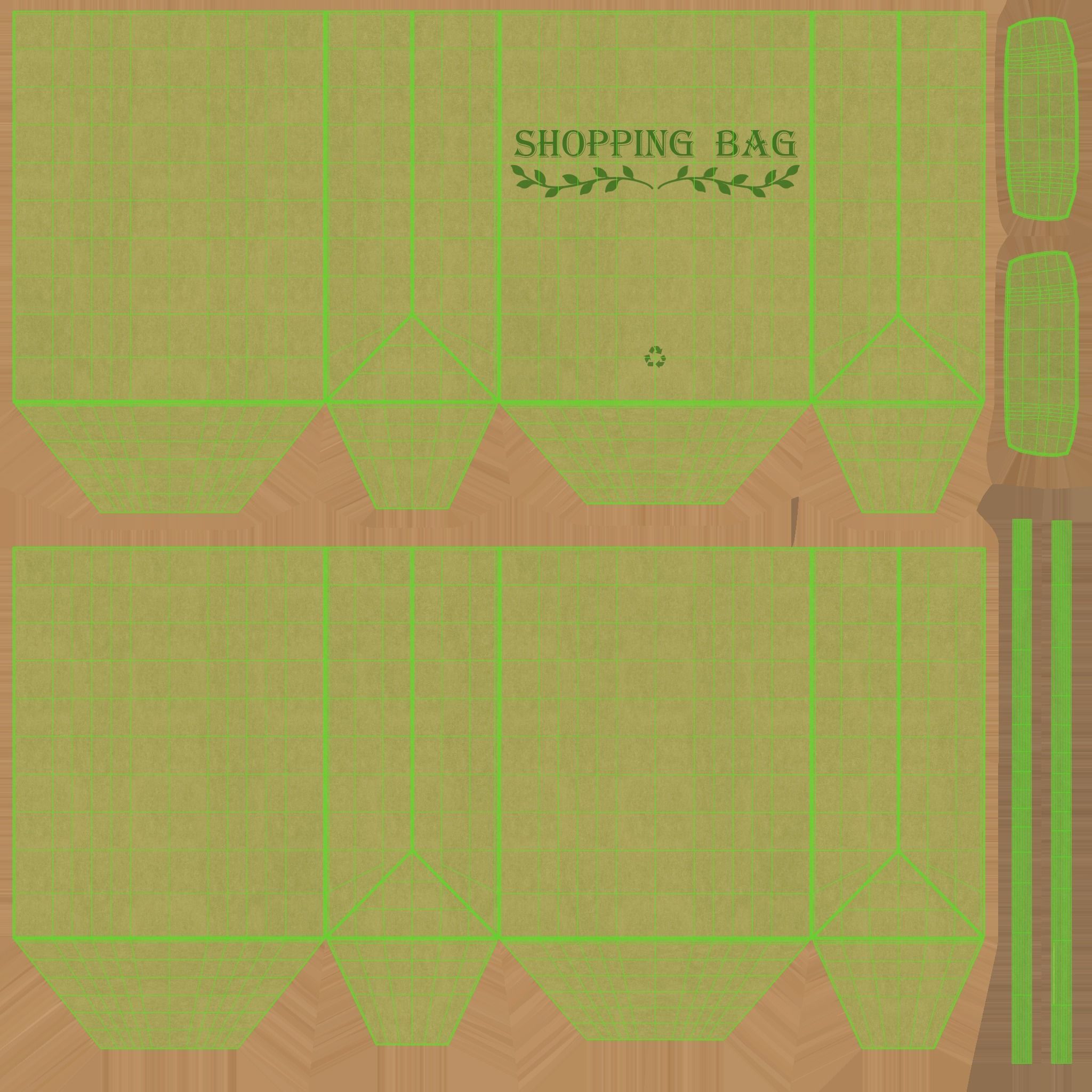 Shopping Bag 1 3D model_15