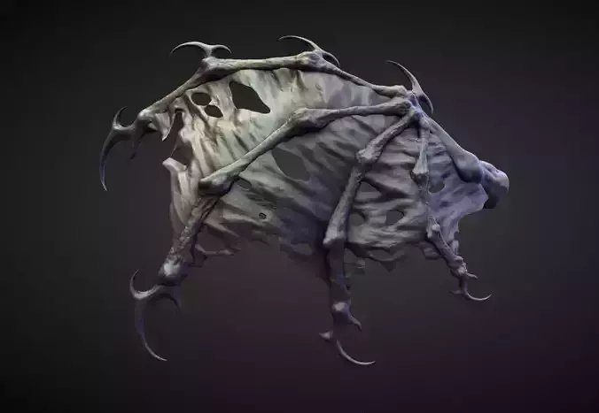 WING5 high poly sculpt