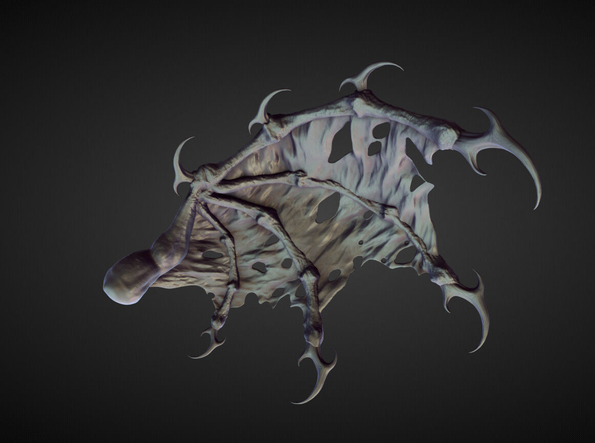 WING5 high poly sculpt 3D model_2