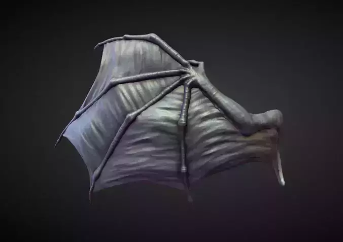 WING7 high poly sculpt