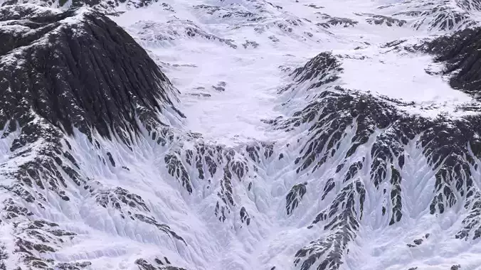 SnowMountain mountain covered in snow