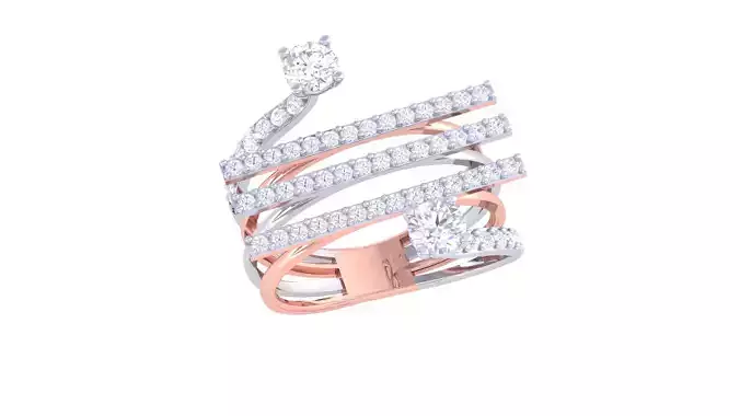 Women Fancy Stylish Ring 3dm STL OBJ FBX Renders Details