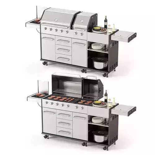 Barbecue 19 3D model