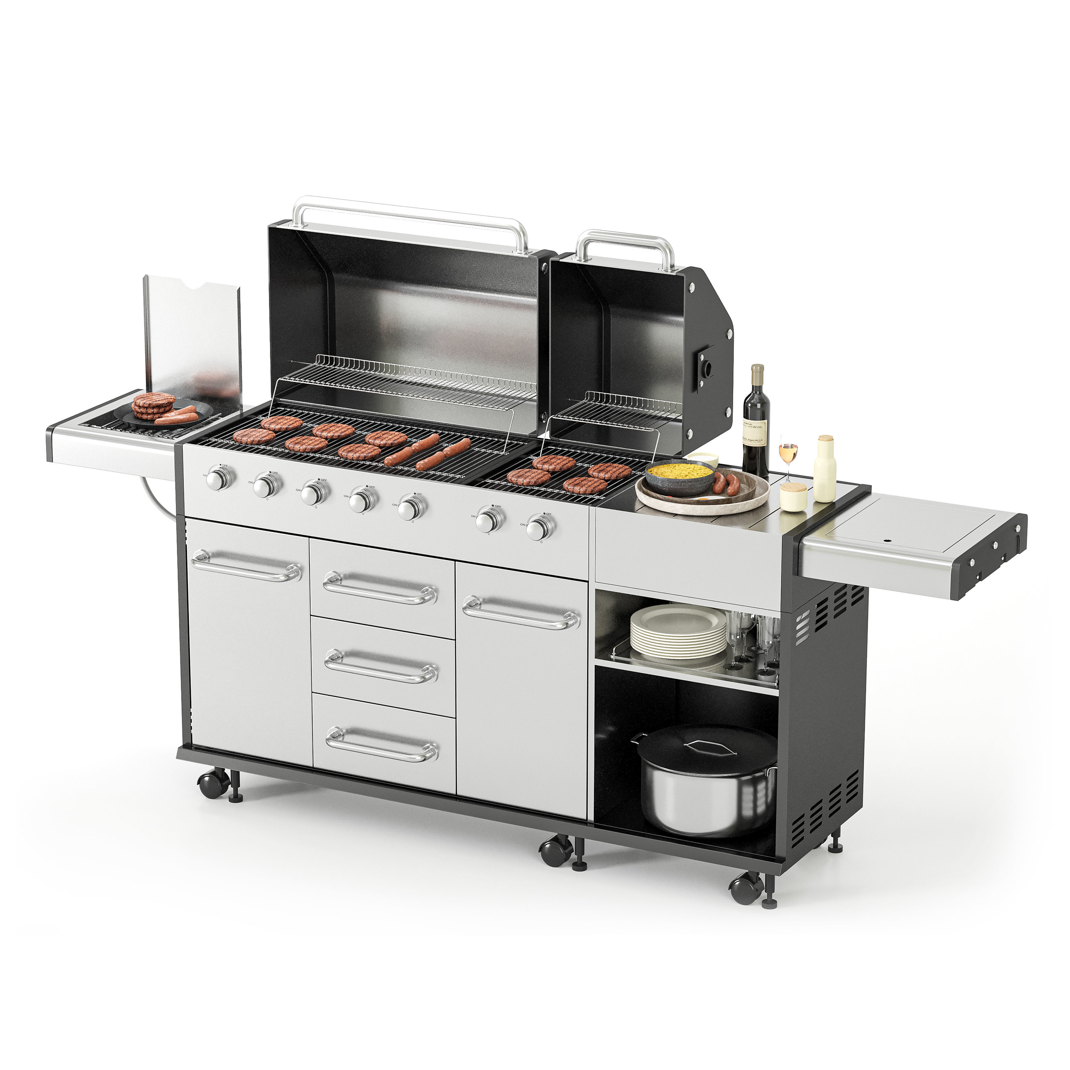 Barbecue 19 3D model_7