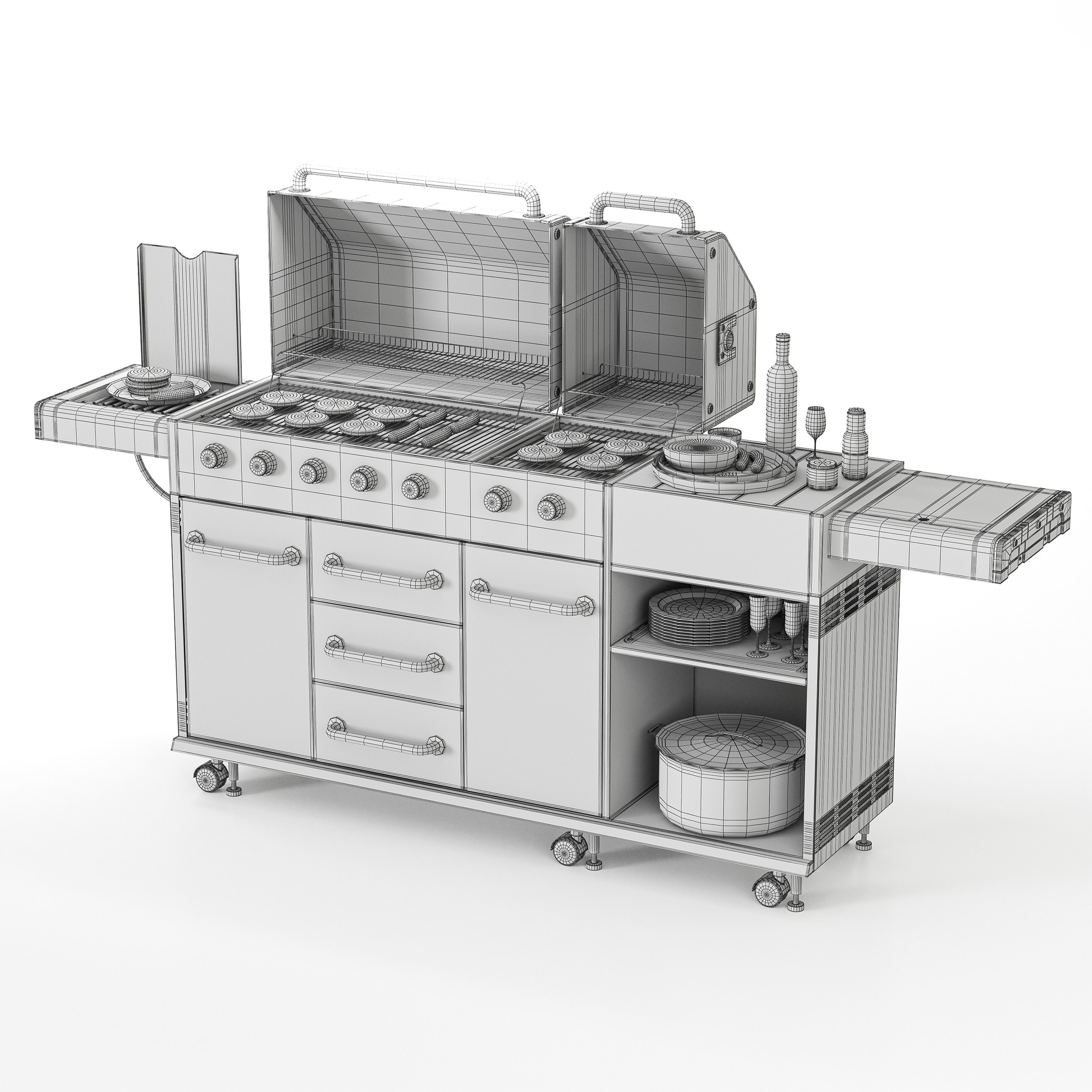 Barbecue 19 3D model_6