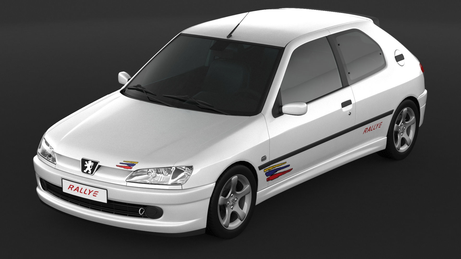 Peugeot 306 Rallye 3D model_5